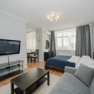 Фотография квартиры Апартаменты студия Rooms-ekb с видом на город (25 этаж)