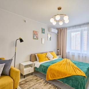 Фотография квартиры Квартира 1-комнатная в современном доме: Тюльпаны & солнце