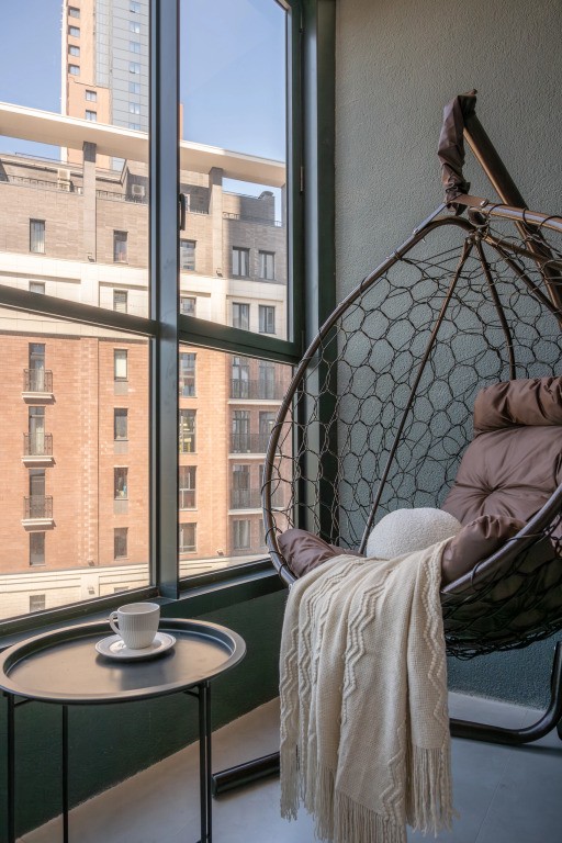 Фотография квартиры Апартаменты с креслом-коконом на балконе Stepanenkov на Свердлова 32б