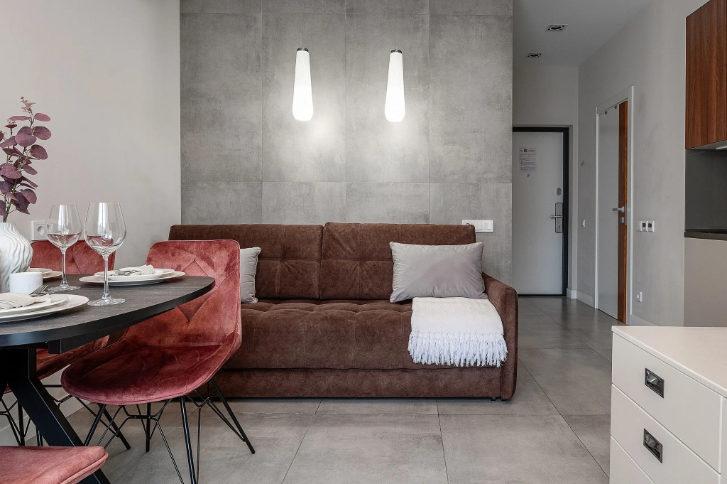 Фотография квартиры Апартаменты Red Apartments Арт Лайт Сити Апартамент Мигель