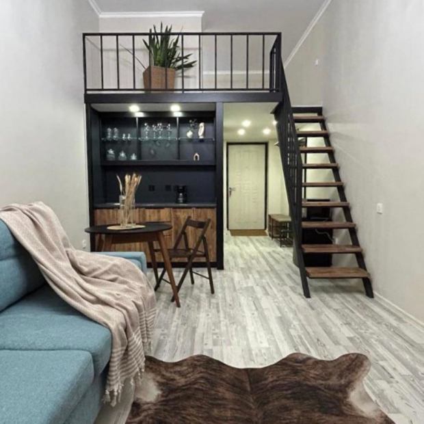 Фотографии квартиры
Апартаменты Двухуровневая студия Loft в центре города