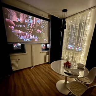 Фотография квартиры Квартира с проектором у метро в новом доме