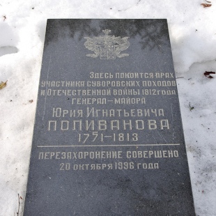 Фотография достопримечательности Могила Ю. И. Поливанова
