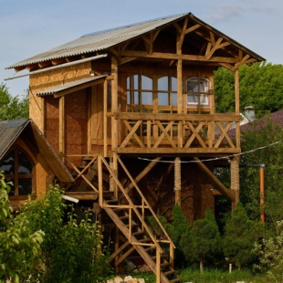 Фотография Коттеджа Частный Дом Сказочный Крафт