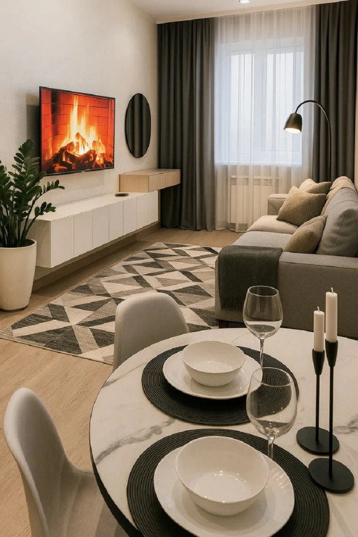 Фотография квартиры Квартира Комфортная евродвушка на Чучева 42Б