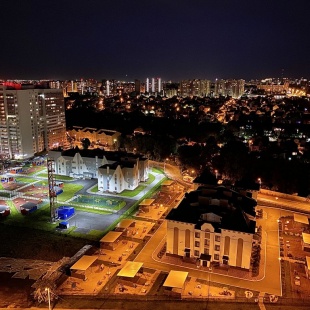 Фотография квартиры Олимпийский бульвар с видом на город