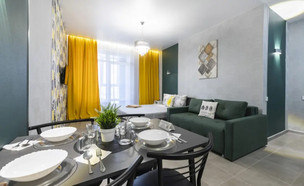 Фотография квартиры Апартаменты Prince Apartments на ПроспектеСтроителей 18к1