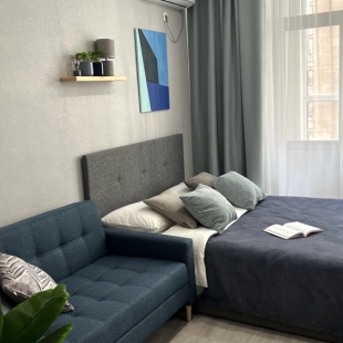 Фотография квартиры Апартаменты Голубика в ЖК Достояние - сеть апартаментов Атмосфера