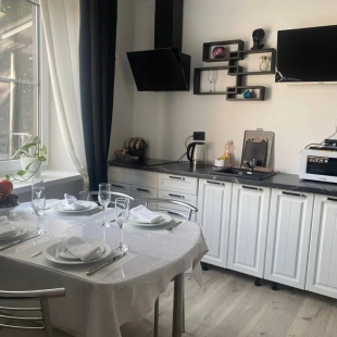 Фотография квартиры Квартира в чёрно белом стиле