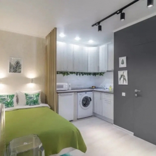 Фотография квартиры Апартаменты Студия Малахит с Парящей Кроватью