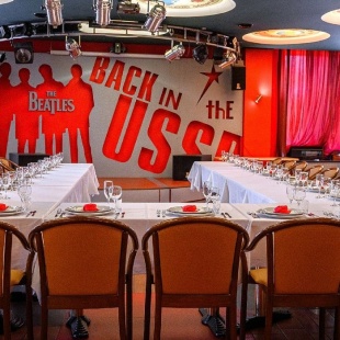 Фотография банкетного зала Большой банкетный зал ресторана Советский Союз