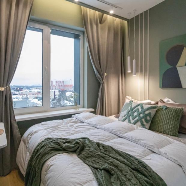 Фотографии квартиры 
            Апартаменты 388-5 в ЖК Sky Skоlkоvо