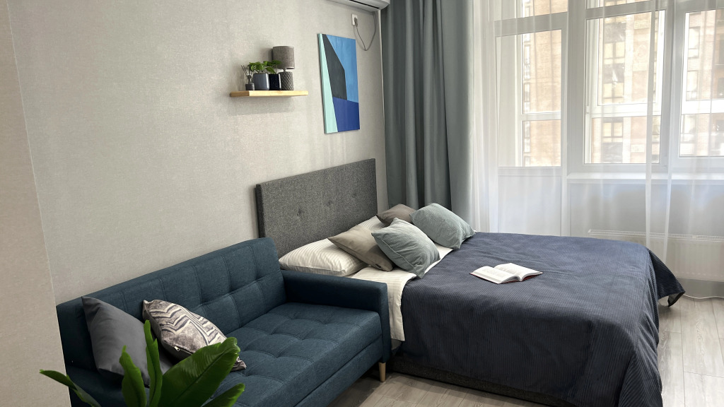 Фотография квартиры Апартаменты Голубика в ЖК Достояние - сеть апартаментов Атмосфера