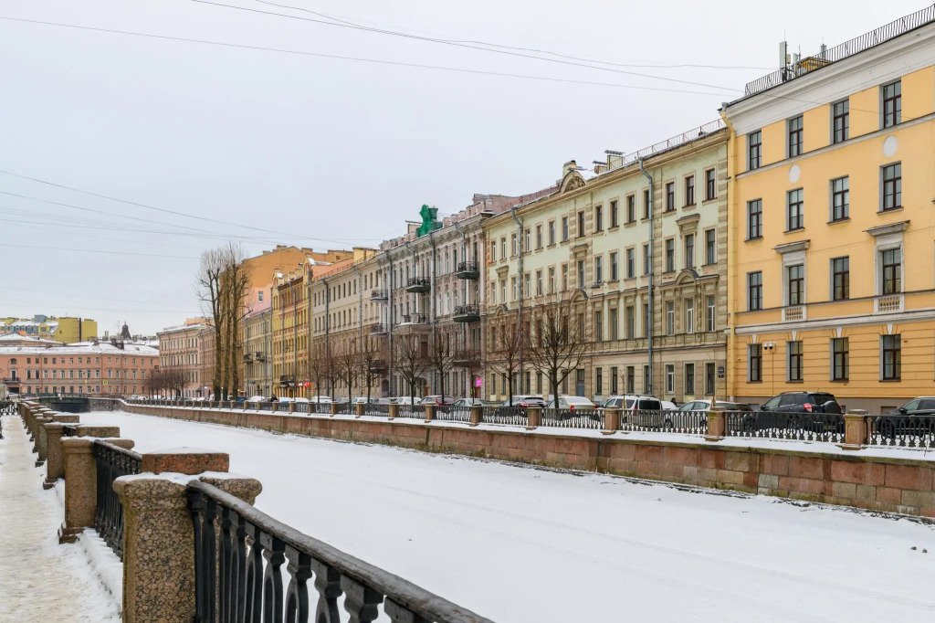 Фотография квартиры Sutki Rent (Сутки Рент) с видом на набережную канала Грибоедова