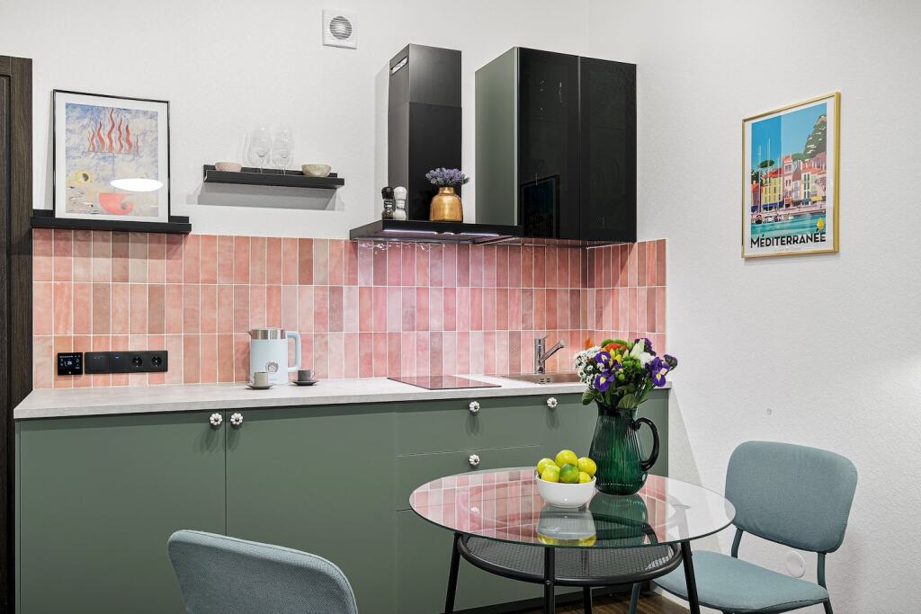 Фотография квартиры Апартаменты F-Apart светлые стильные и комфортные