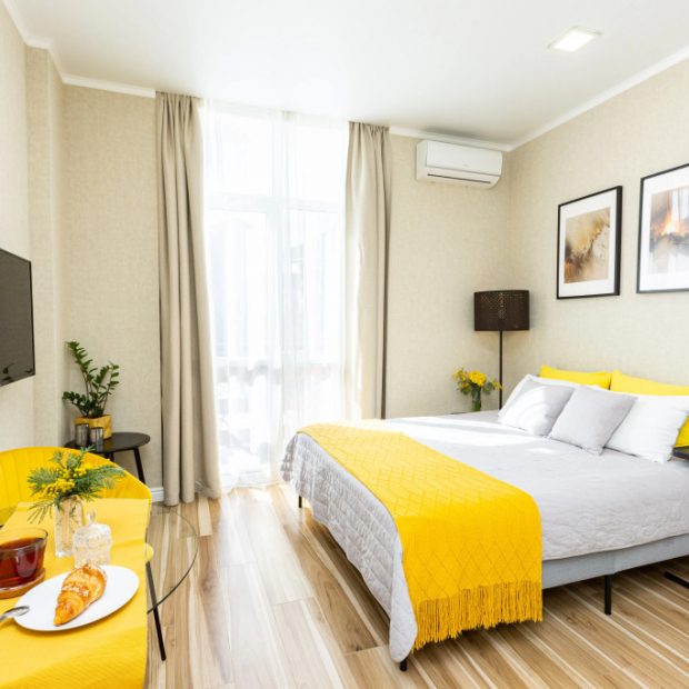 Фотографии квартиры 
            Апартаменты Hello Yellow Aparts