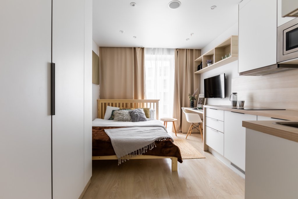 Фотография квартиры Апартаменты VivatApartSpb Комфортная студия КАКТУС Yes в историческом центре Петербурга