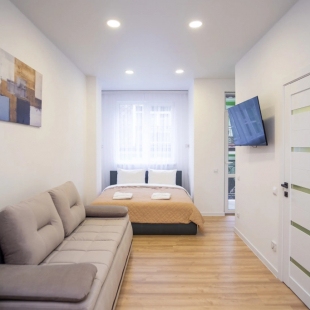 Фотография квартиры Апартаменты Red Apartments Арт Лайт Вебер