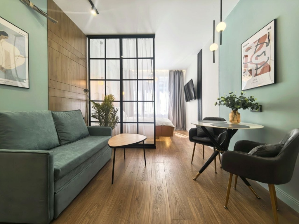Фотография квартиры Квартира Дизайнерская Студия в ЖК Новатор Liberty Sity Apartments