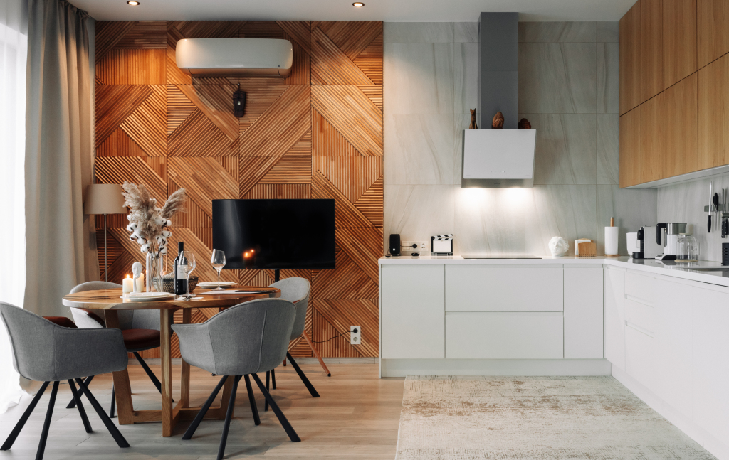 Фотография квартиры Апартаменты Lalapart Skyfall с панорамным видом с 46 этажа небоскреба Савеловский Сити