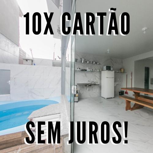 Фотография гостевого дома Casa Individual com PISCINA, Ar, WI-FI, até 16 pessoas, BRUNO KLEMTZ - RL 10x no cartão