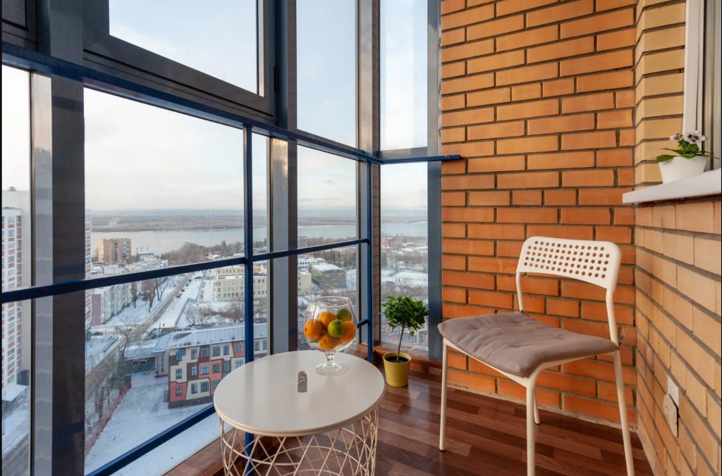 Фотография квартиры Квартира EL'HOME Евродвушка с панорамным видом на Волгу