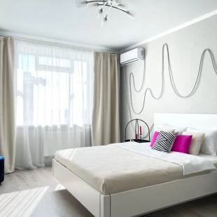 Фотография квартиры Квартира Эксклюзив от Kravc Group Кибер с Неоновым Стилем