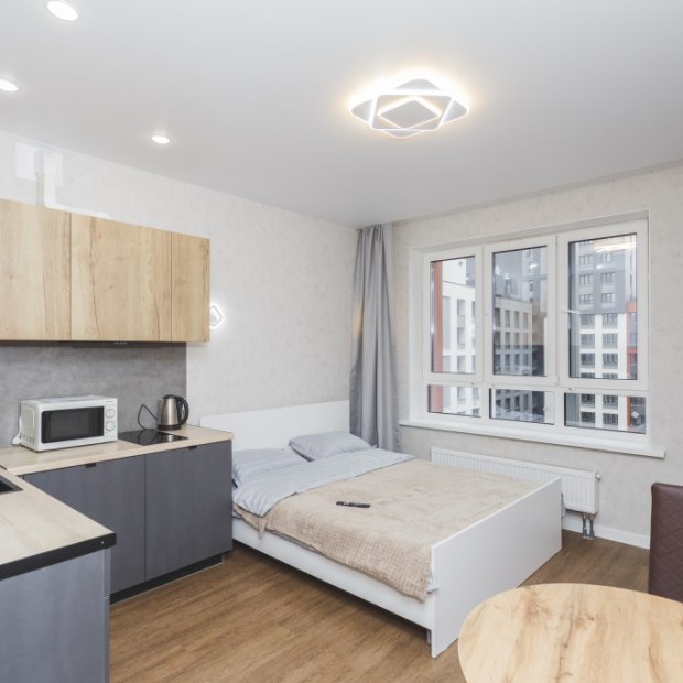 Фотографии квартиры 
            Апартаменты Аккуратная Студия в ЖК Новатор