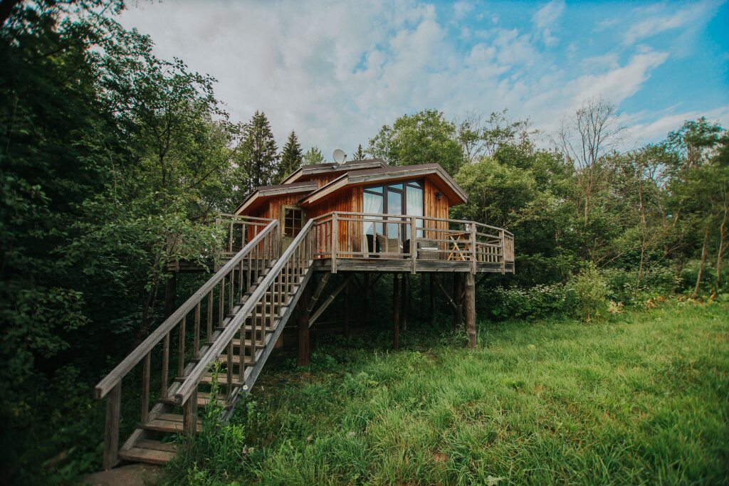 Фотография Коттеджа Частный дом Экоранчо Большой на деревьях для 3х взрослых