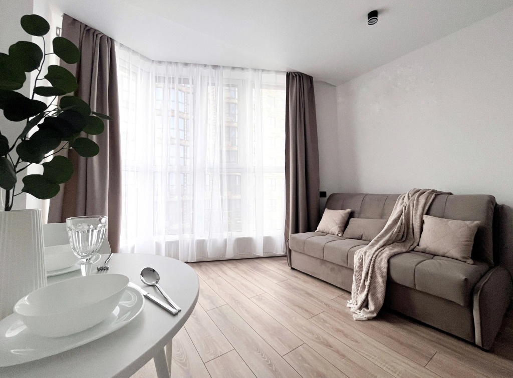 Фотография квартиры Квартира Новая Видовая Студия в Домe Бизнec-Класca