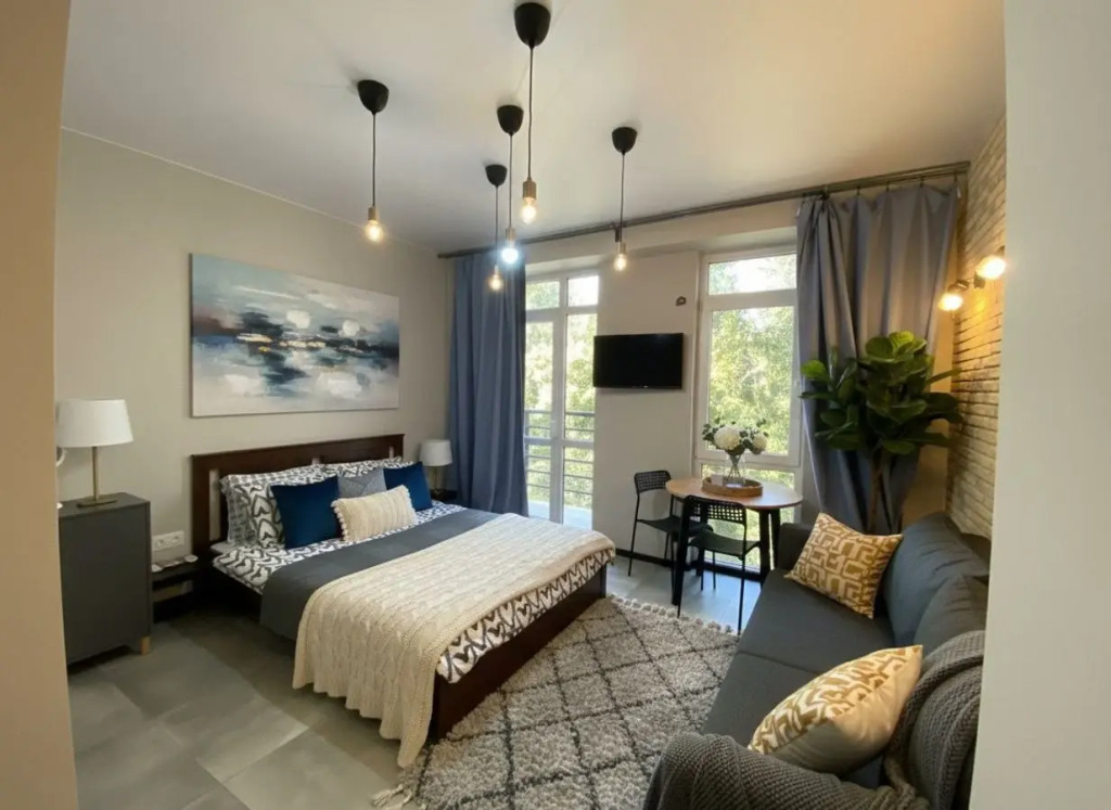 Фотография квартиры Море квартир вид на парк Южные культуры