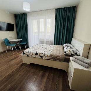 Фотография квартиры Апартаменты Отличная Студия на Братьев Кашириных 115