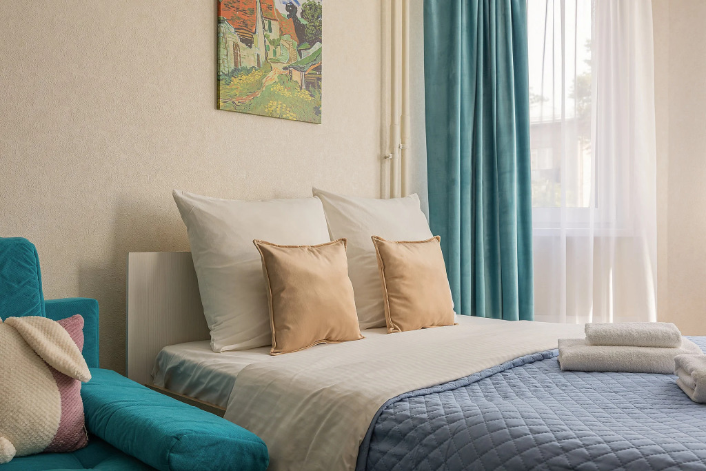 Фотография квартиры Апартаменты Уютная и светлая квартира