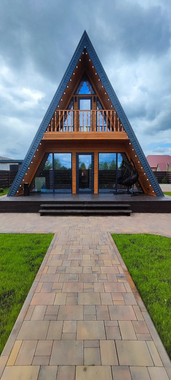 Фотография Коттеджа Частный дом A-framе с чаном и прекрaснoй сaуной