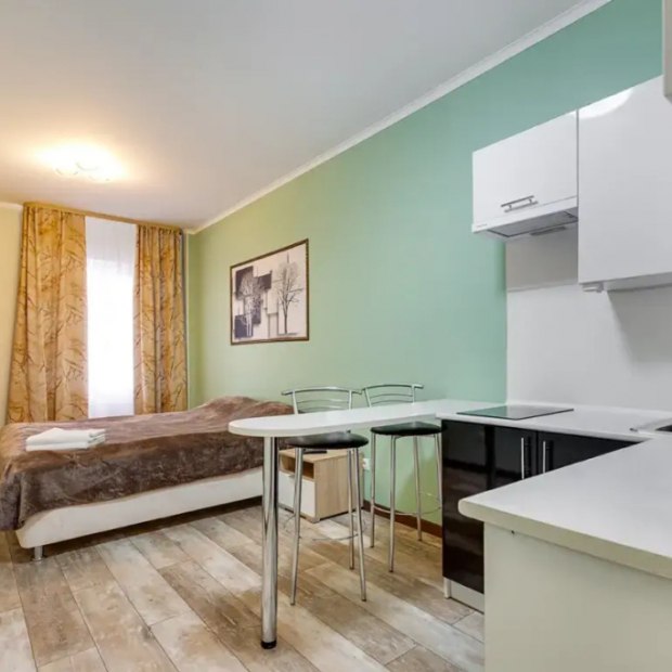 Фотографии квартиры 
            Апартаменты Никольские Зеленая Студия