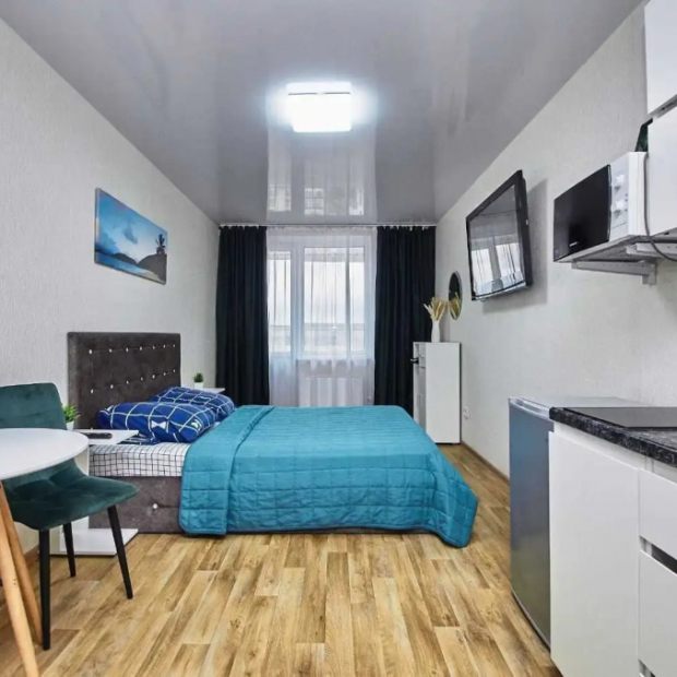 Фотографии квартиры 
            Квартира Двухместная студия в Октябрьском рaйоне