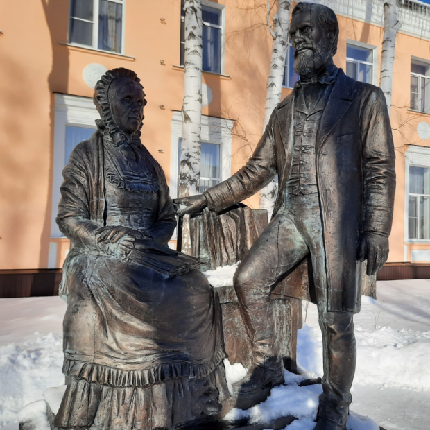 Фотография памятника Памятник Лев Толстой и Анна Петровна Бахметева