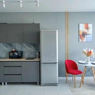 Фотография квартиры Квартира с Ярким Интерьером и с Потрясающим Видом на Город в Доме Комфорт Класса