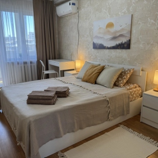 Фотография квартиры Апартаменты Уютная светлая 2-комнатная квартира с видом на Машук